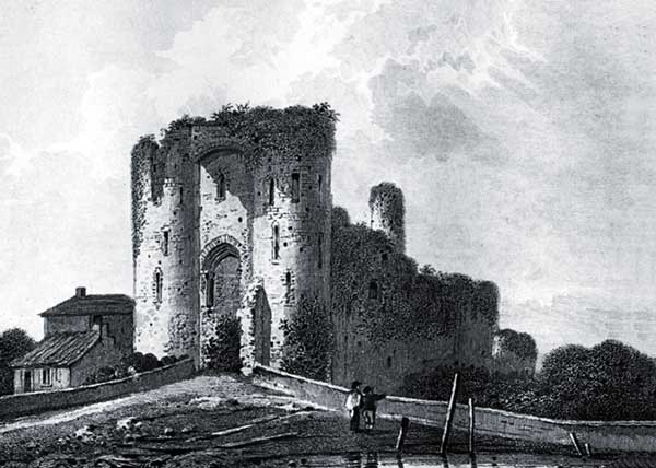 Neath Castle - Glamorganshire Dugdale